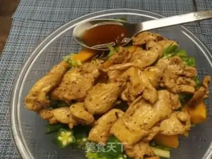 Make Chicken chest vegetable salad step 23
