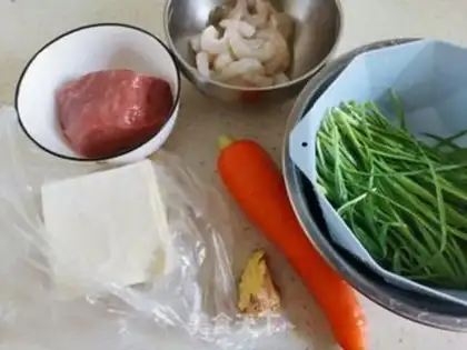 Make Shrimp chick step 0