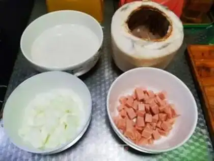 Make Coconut shells step 0