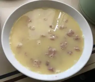 Make Meat and steamed eggs step 6