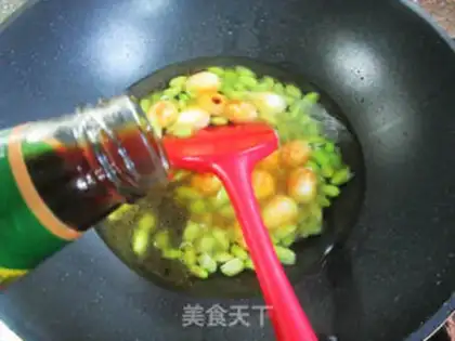 Make Tiger-skinned quail, soy beans step 6