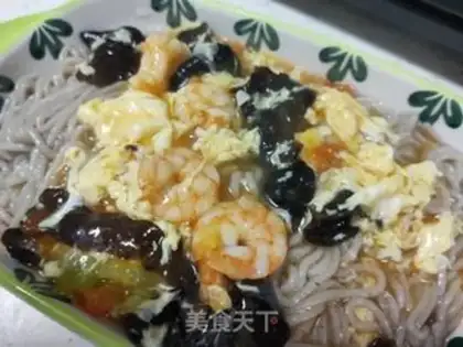 Make Tomato shrimp noodles step 21