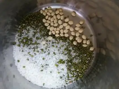Make Green lentils step 0