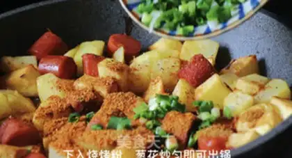 Make Barbecue potatoes step 4