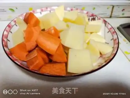 Make Potato chicken step 2