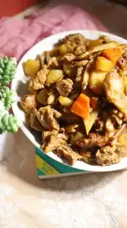 Make Potato chicken step 8
