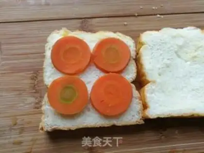Make Soybeans egg sandwich step 6