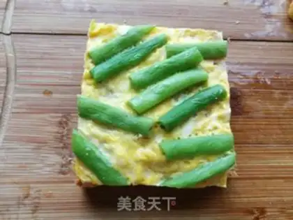 Make Soybeans egg sandwich step 7