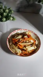 Make Carrot cabbage with fried meat step 5