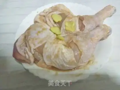 Make Salt chicken leg step 3