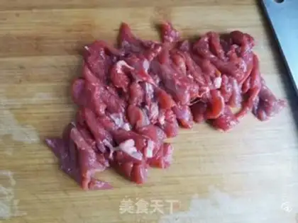 Make Sliding beef step 1