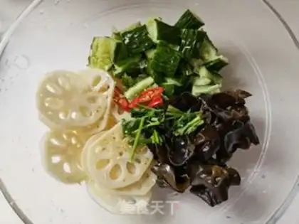 Make The muscular cucumber step 7