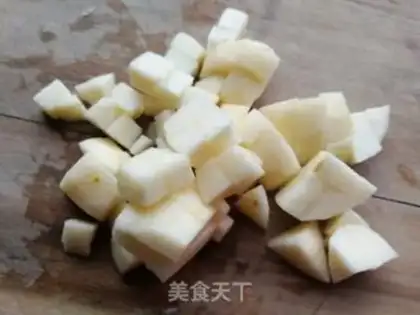 Make Chestnut apple corn juice step 1