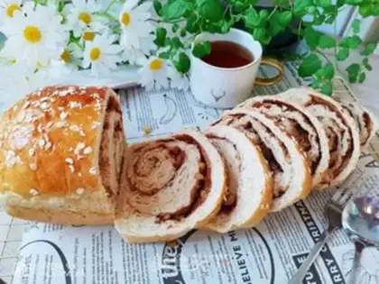 Make Cinnamon pecan toast step 16