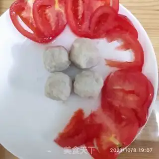 Make Vegetable fish balls step 1