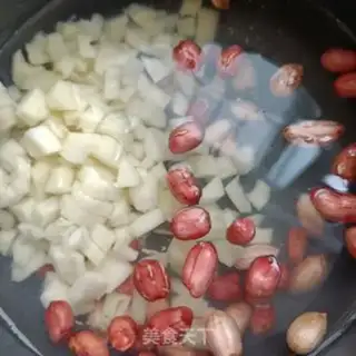 Make Peanut lotion ginger sugar step 4