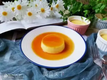 Make Caramel pudding step 16