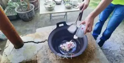 Make Iron pot lead step 0