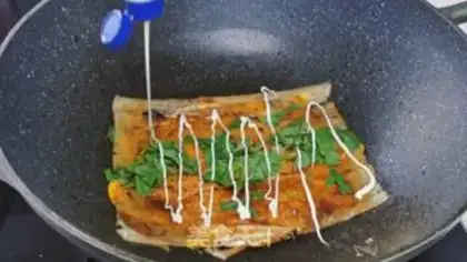 Make Heat bomb roasted cold noodles step 6