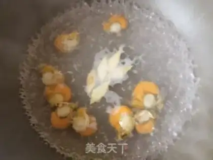 Make Scallops and pine eggs step 5