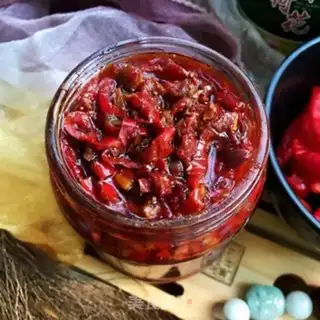 Make Xinjiang chili sauce step 9