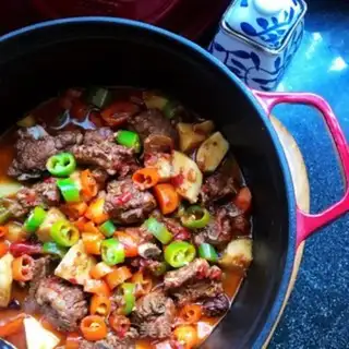 Make Spicy chops and curry step 13
