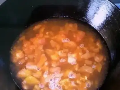 Make Cheese and ham noodles step 6