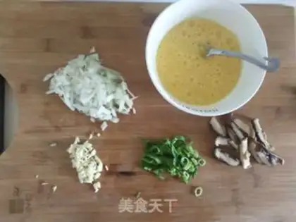 Make Egg tofu step 1