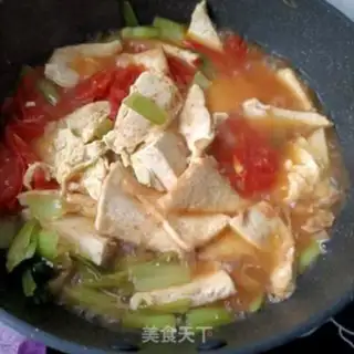 Make Fresh tofu tomato soup step 11