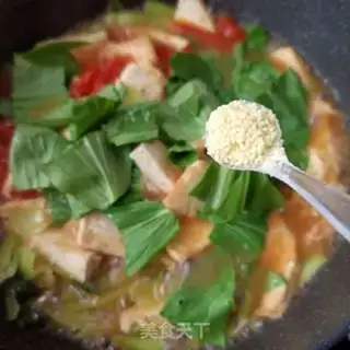 Make Fresh tofu tomato soup step 12