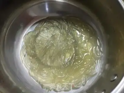 Make Red potato fan fried doll food step 1