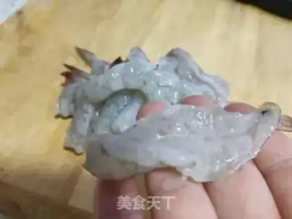 Make Slurpy shrimp balls step 1