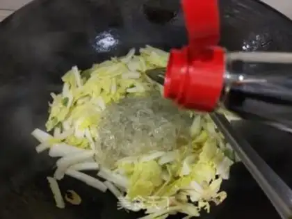 Make Red potato fan fried doll food step 5