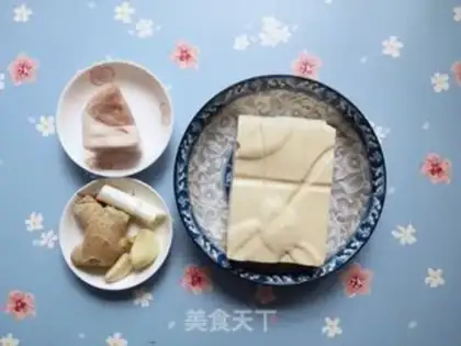 Make Soy sauce butler tofu step 0