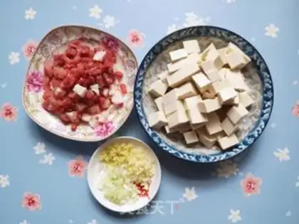 Make Soy sauce butler tofu step 1