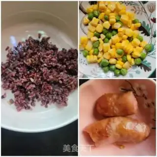Make Sausage, pea corn step 0