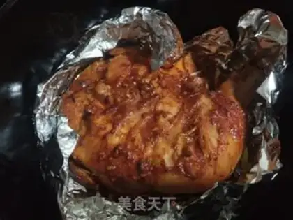 Make Air frying pan, chicken leg step 7