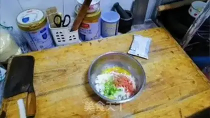 Make Eggs and ham pancakes step 3