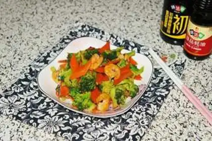 Make Shrimp fried broccoli step 6