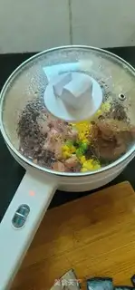 Make Sausage, pea corn step 2