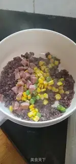 Make Sausage, pea corn step 3