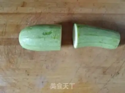 Make Pumpkin with eggs and peanut rice step 1