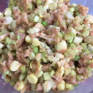Make Ice celery dumplings step 3