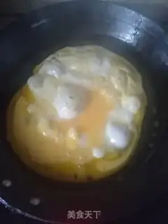 Make Pumpkin with eggs and peanut rice step 5