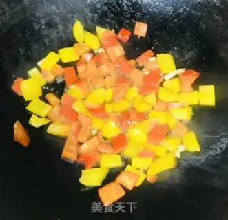 Make Skinny shrimp fried pepper step 2