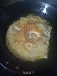 Make Pumpkin with eggs and peanut rice step 6