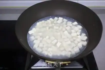 Make Spicy tofu step 2