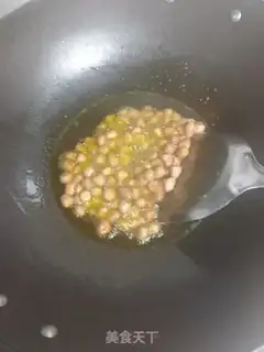 Make Pumpkin with eggs and peanut rice step 9