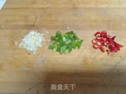 Make Pumpkin with eggs and peanut rice step 11