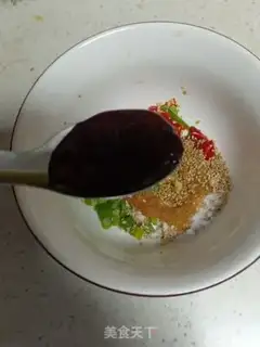 Make Pumpkin with eggs and peanut rice step 15
